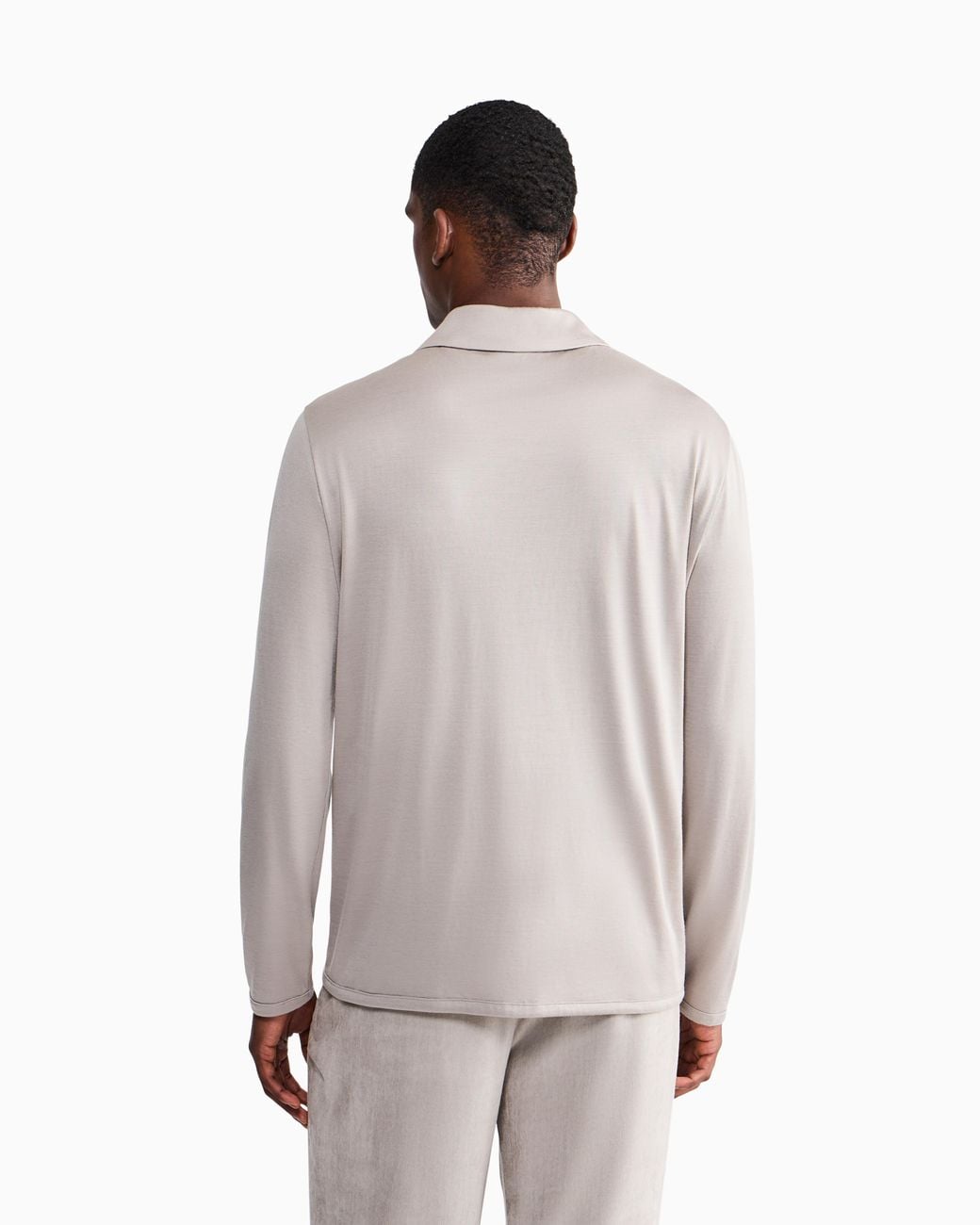 Giorgio Armani Gray Polo Shirts for men