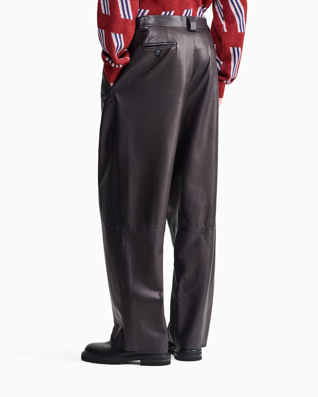 Giorgio Armani Blue Armani/Archivio Ss1981 Double-Pleat Trousers for men
