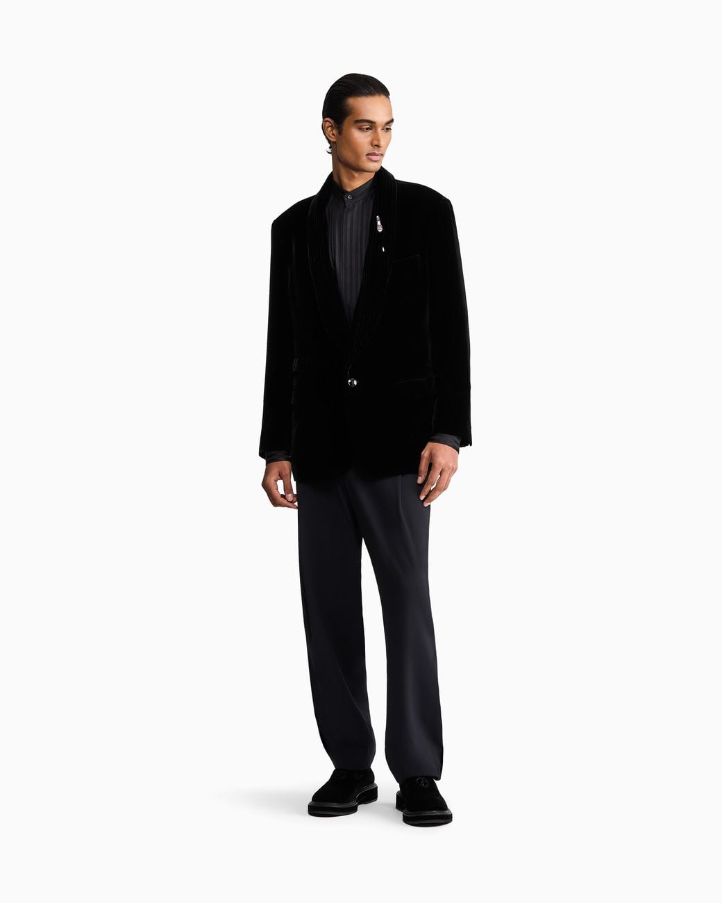 Giorgio Armani Blue Shirt Giorgio's for men