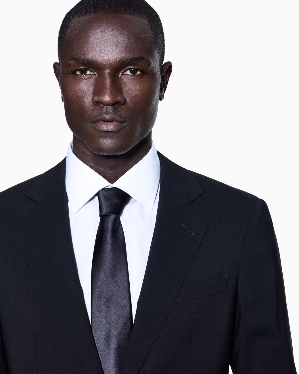 Giorgio Armani Black Single-Breasted Soho Line Suit for men