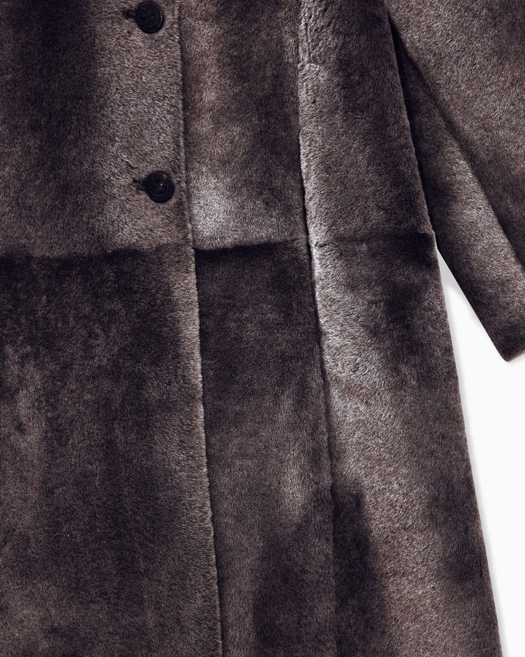 Giorgio Armani Purple Coat Reversible Regular Fit