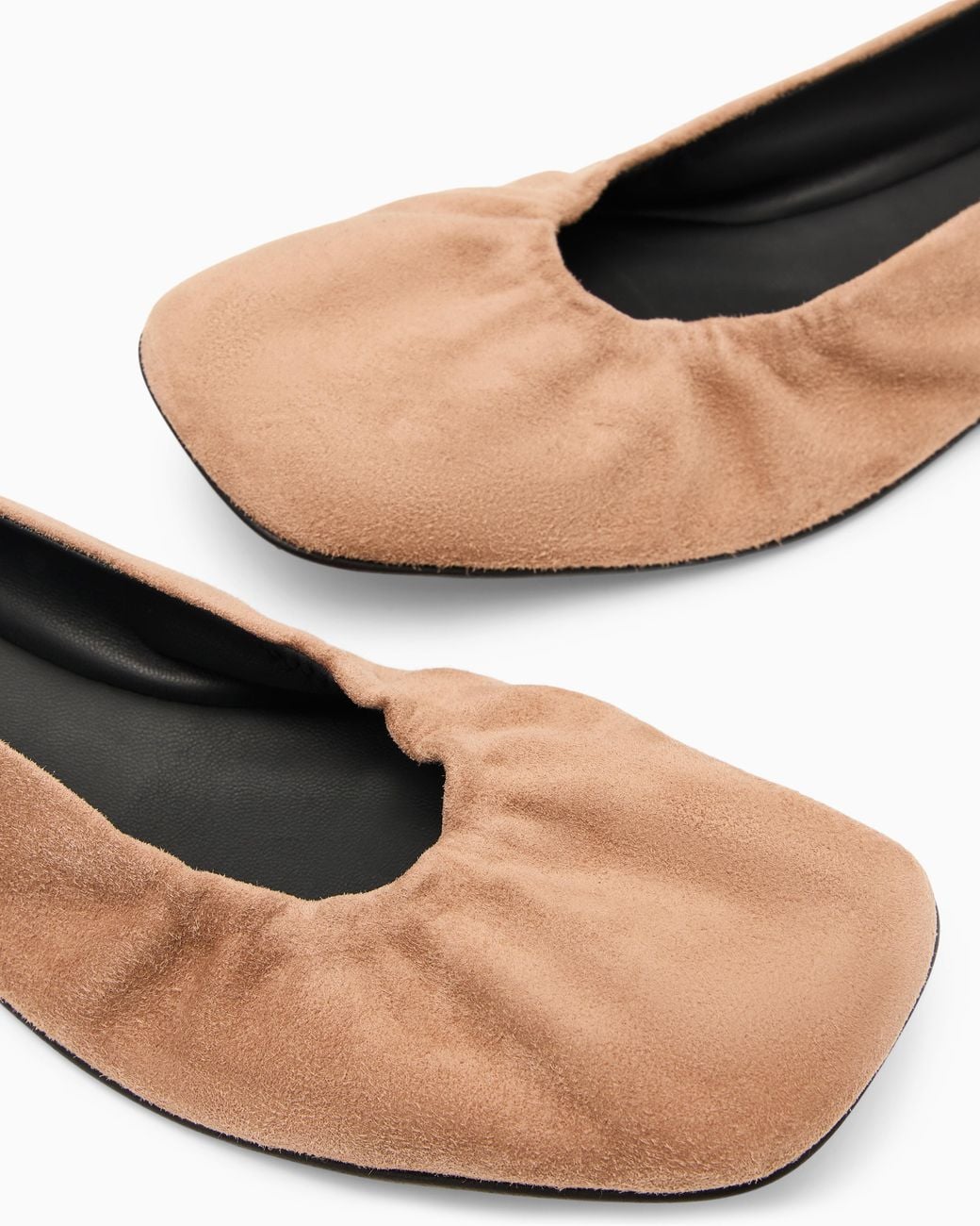 Giorgio Armani White Ballet Flats