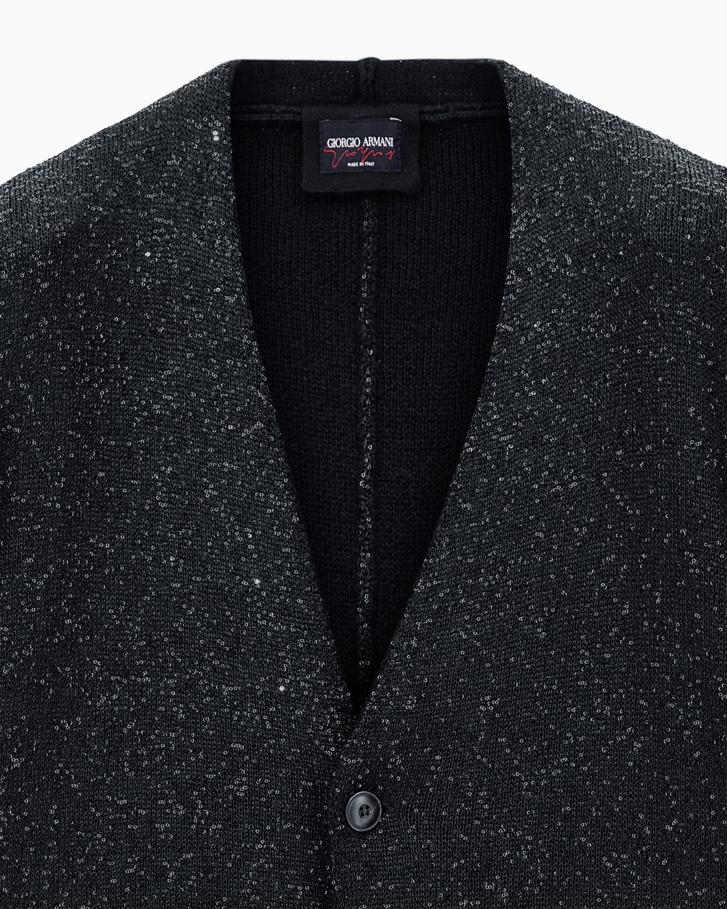 Giorgio Armani Black Blazer Giorgio's Regular Fit Double Knit Cashmere Blend for men