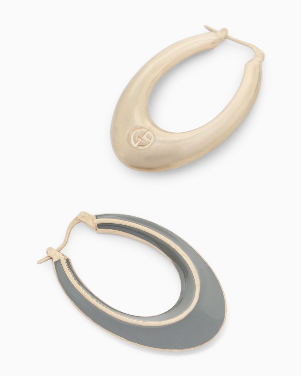 Giorgio Armani White Earrings