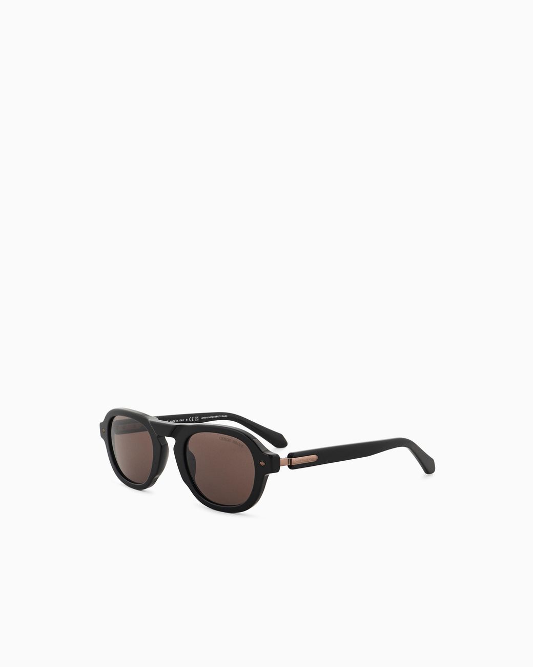 Giorgio Armani White Pillow-Shaped Sunglasses For for men
