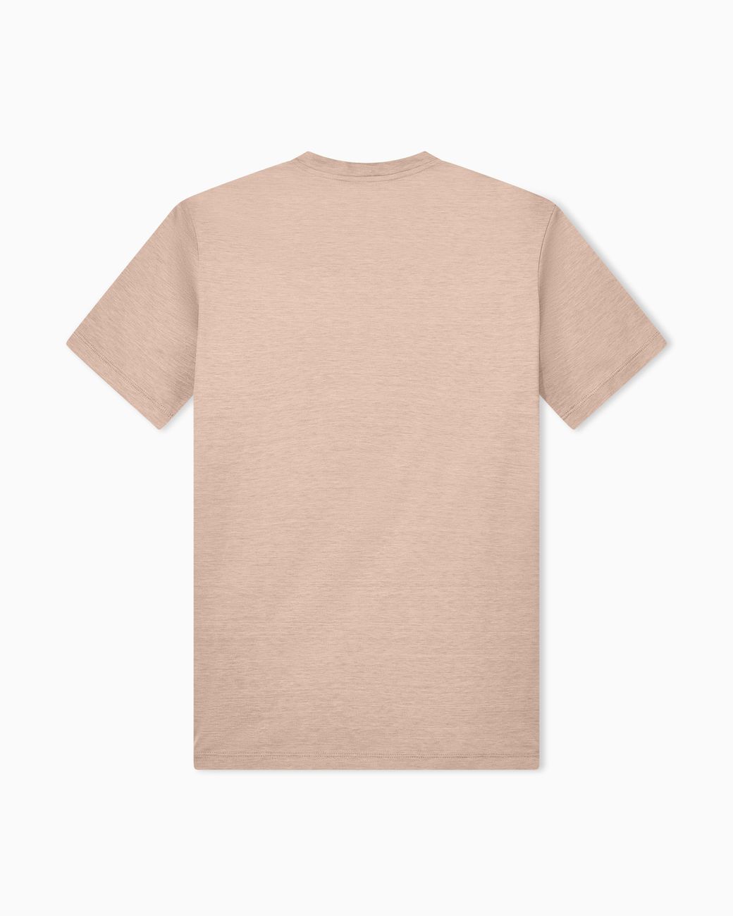 Giorgio Armani Pink Plain-Knit Jersey T-Shirt for men