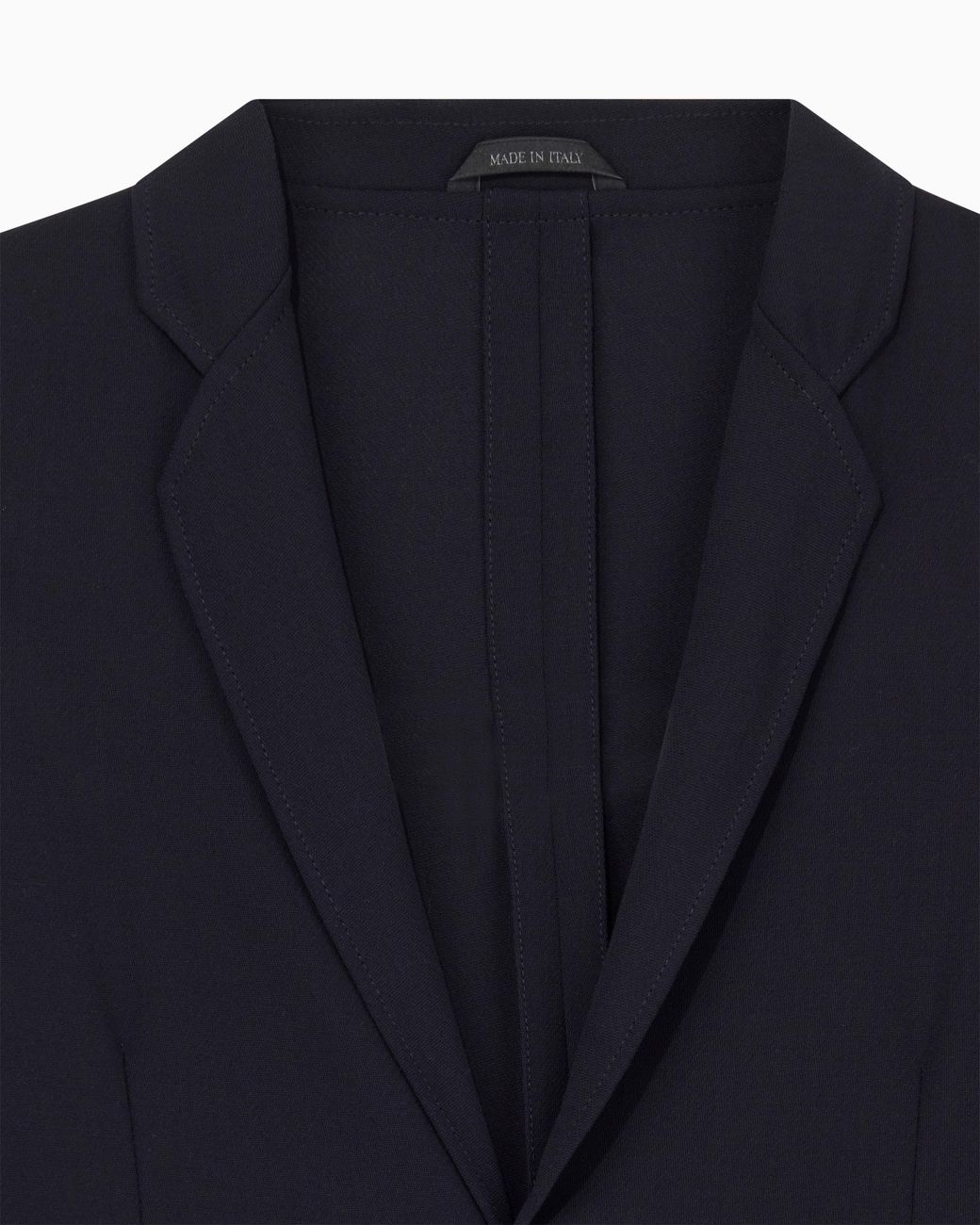 Giorgio Armani Blue Wool Crêpe Single-Breasted Jacket for men
