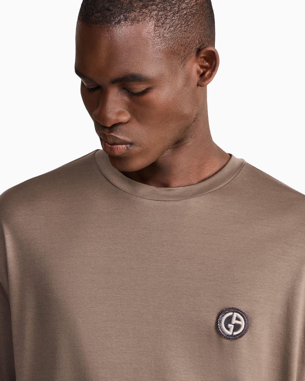 Giorgio Armani Gray T-Shirt Regular Fit for men