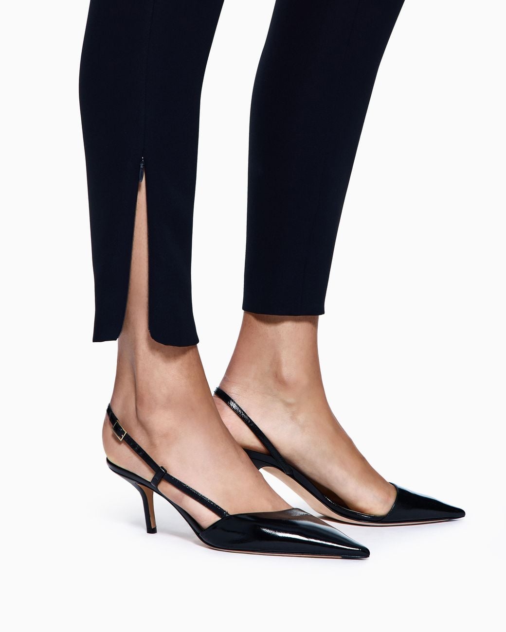 Giorgio Armani Blue Cigarette Pants