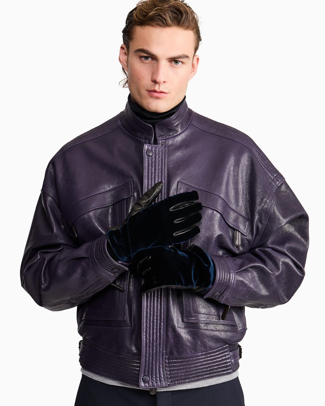 Giorgio Armani Black Glove for men