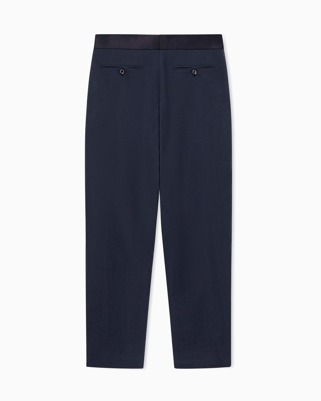 Giorgio Armani Blue Double Pleat Trousers for men