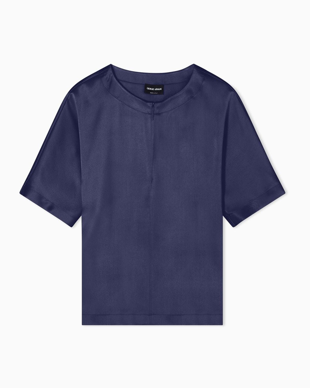Giorgio Armani Blue Short-Sleeved Shirt
