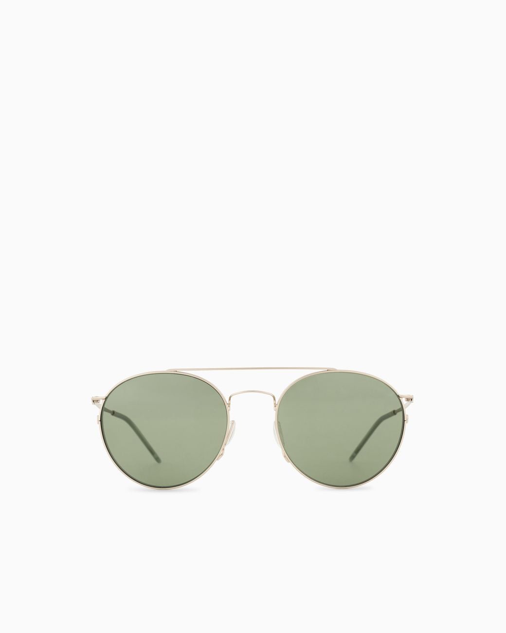 Giorgio Armani Green Round Sunglasses for men