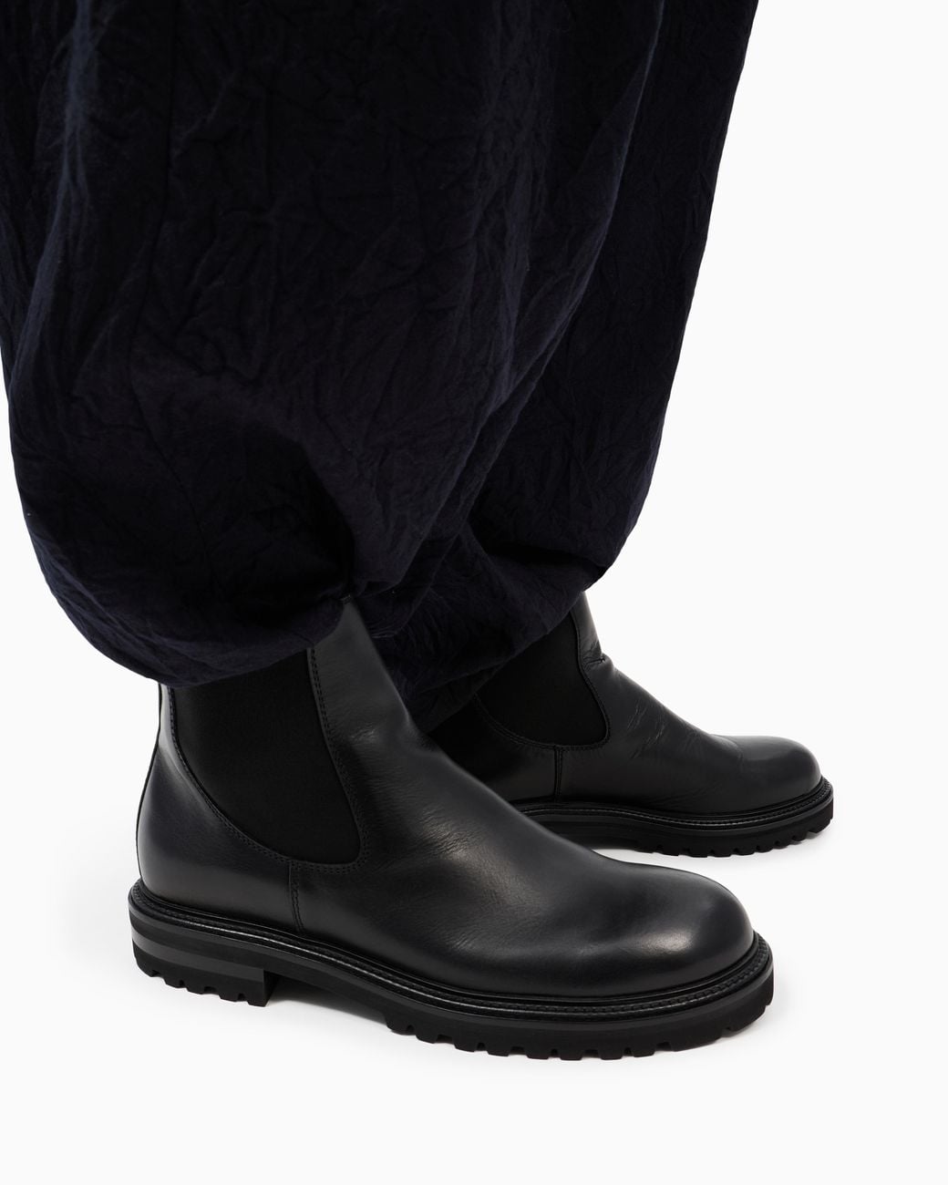 Giorgio Armani Black Boots for men