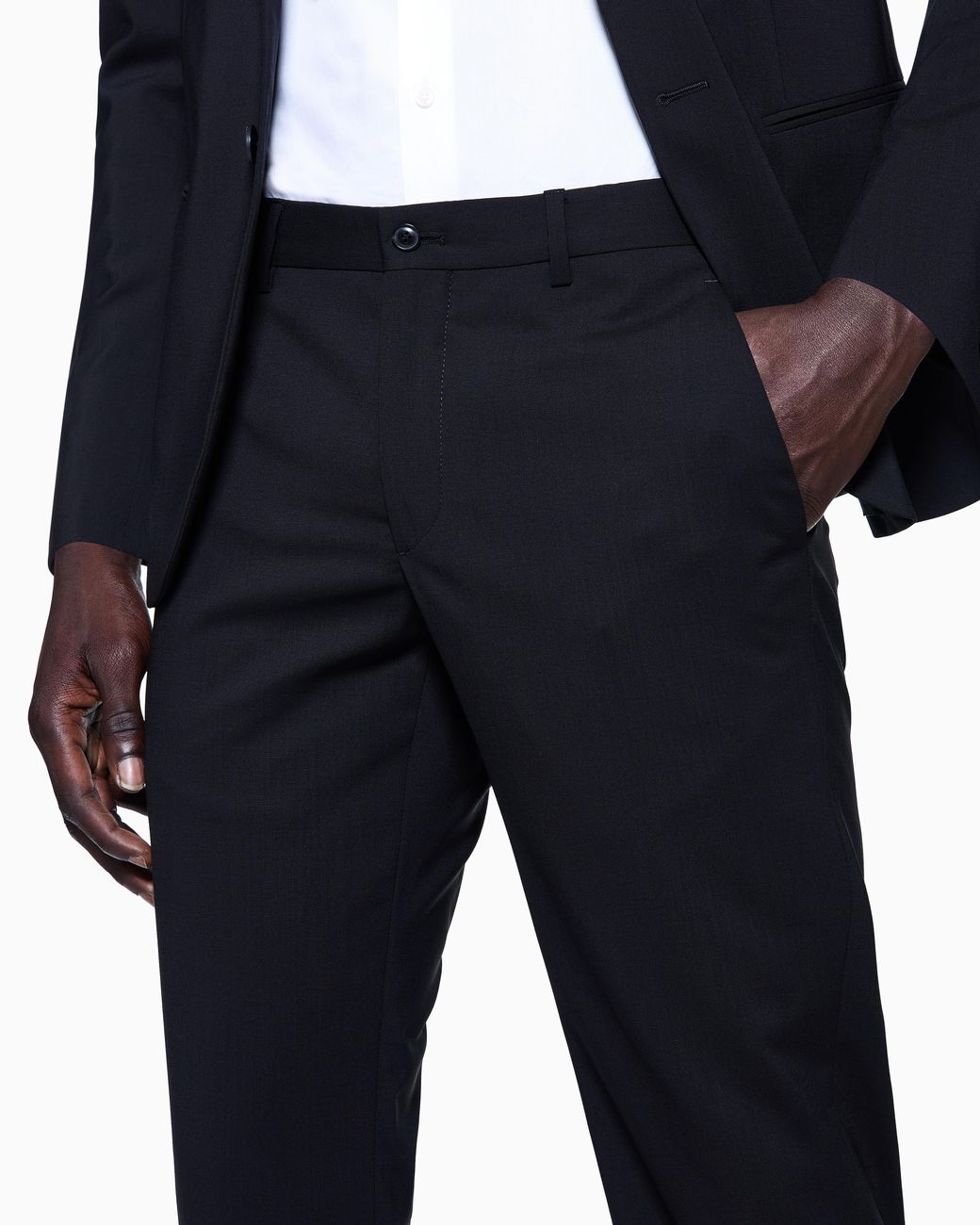 Giorgio Armani Black Single-Breasted Soho Line Suit for men