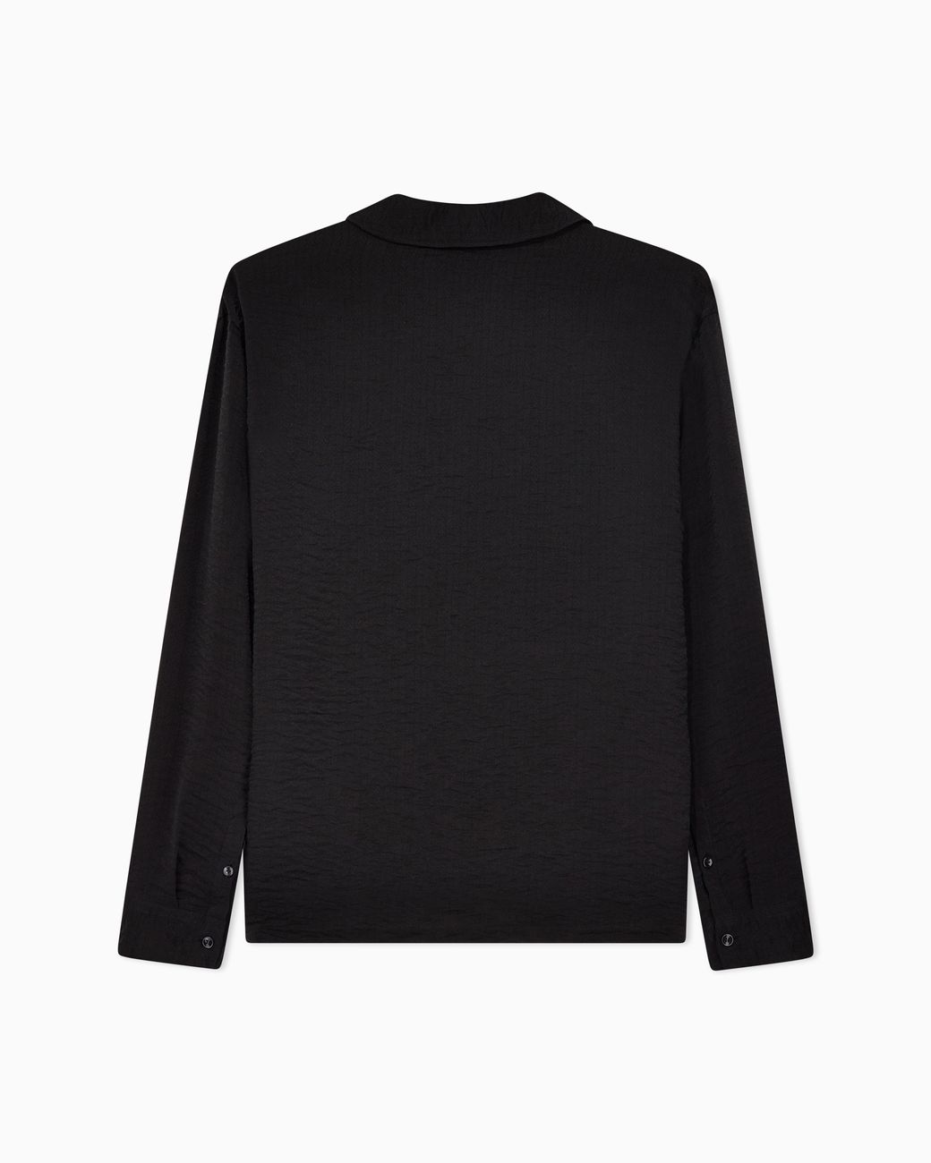 Giorgio Armani Black Jacquard Polo for men
