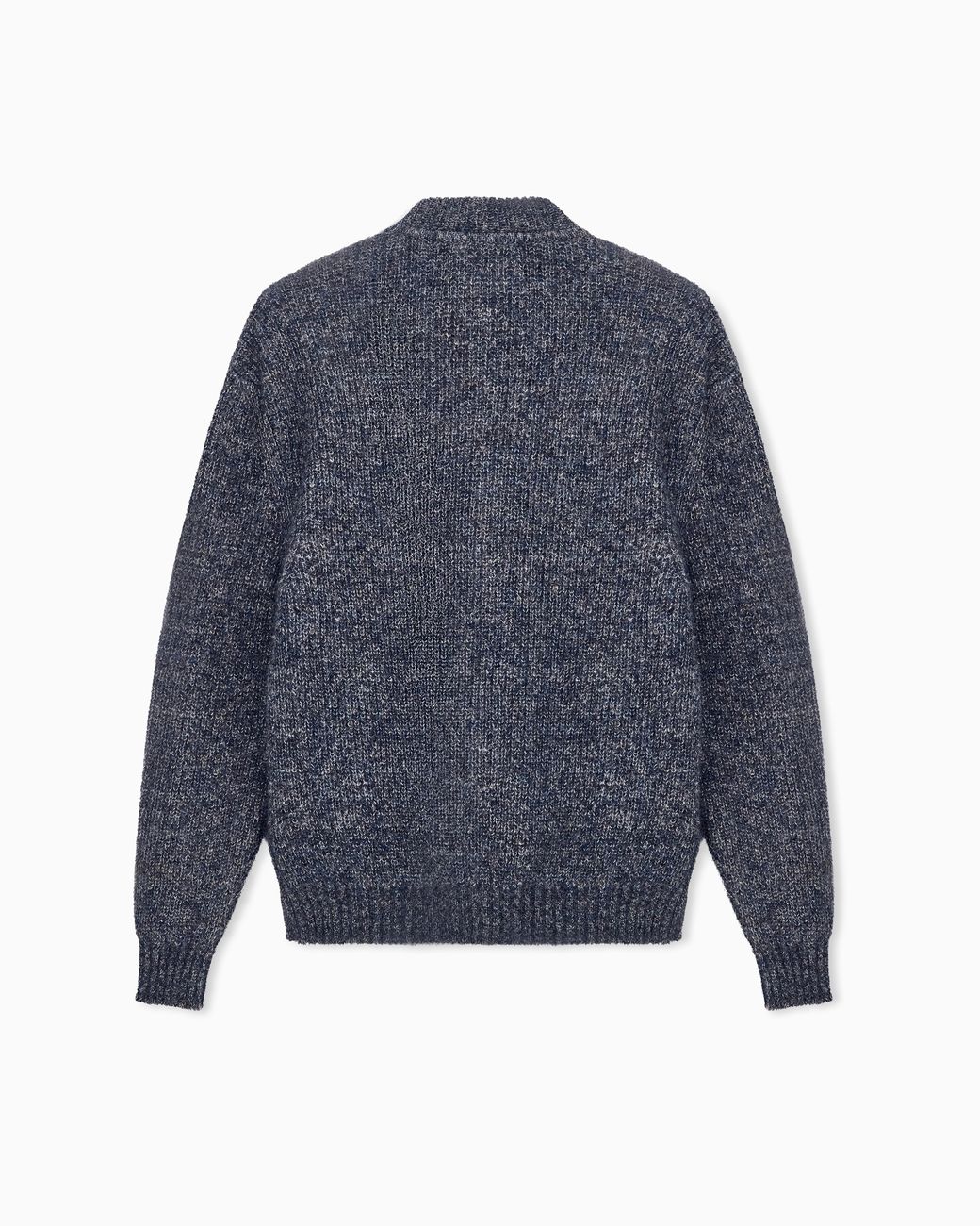 Giorgio Armani Blue Cardigan Regular Fit Mohair Wool for men