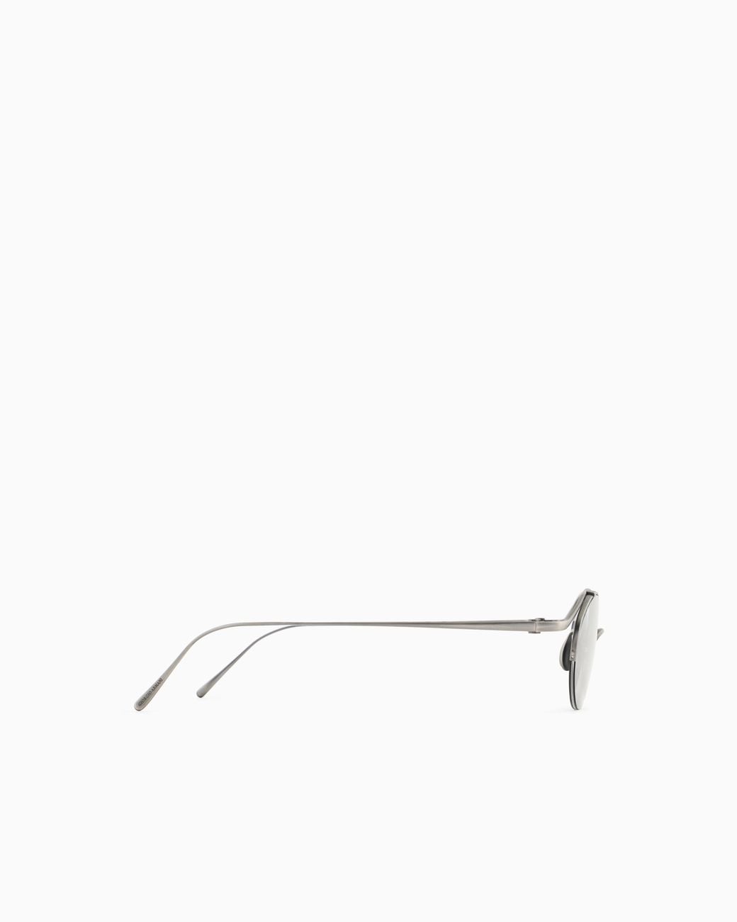 Giorgio Armani Metallic Oval Sunglasses for men