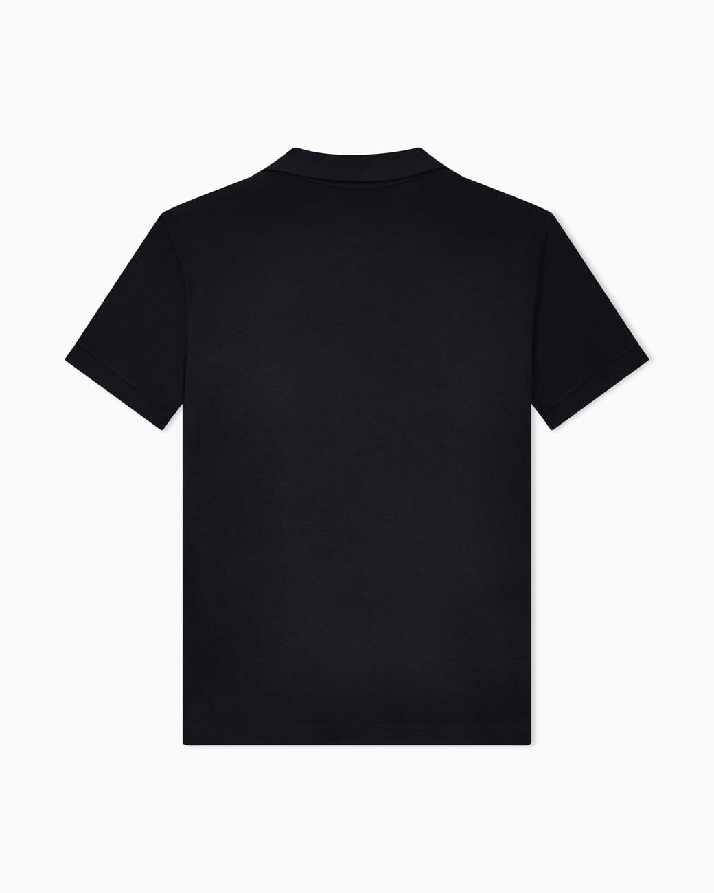 Giorgio Armani Black Stretch Polo for men