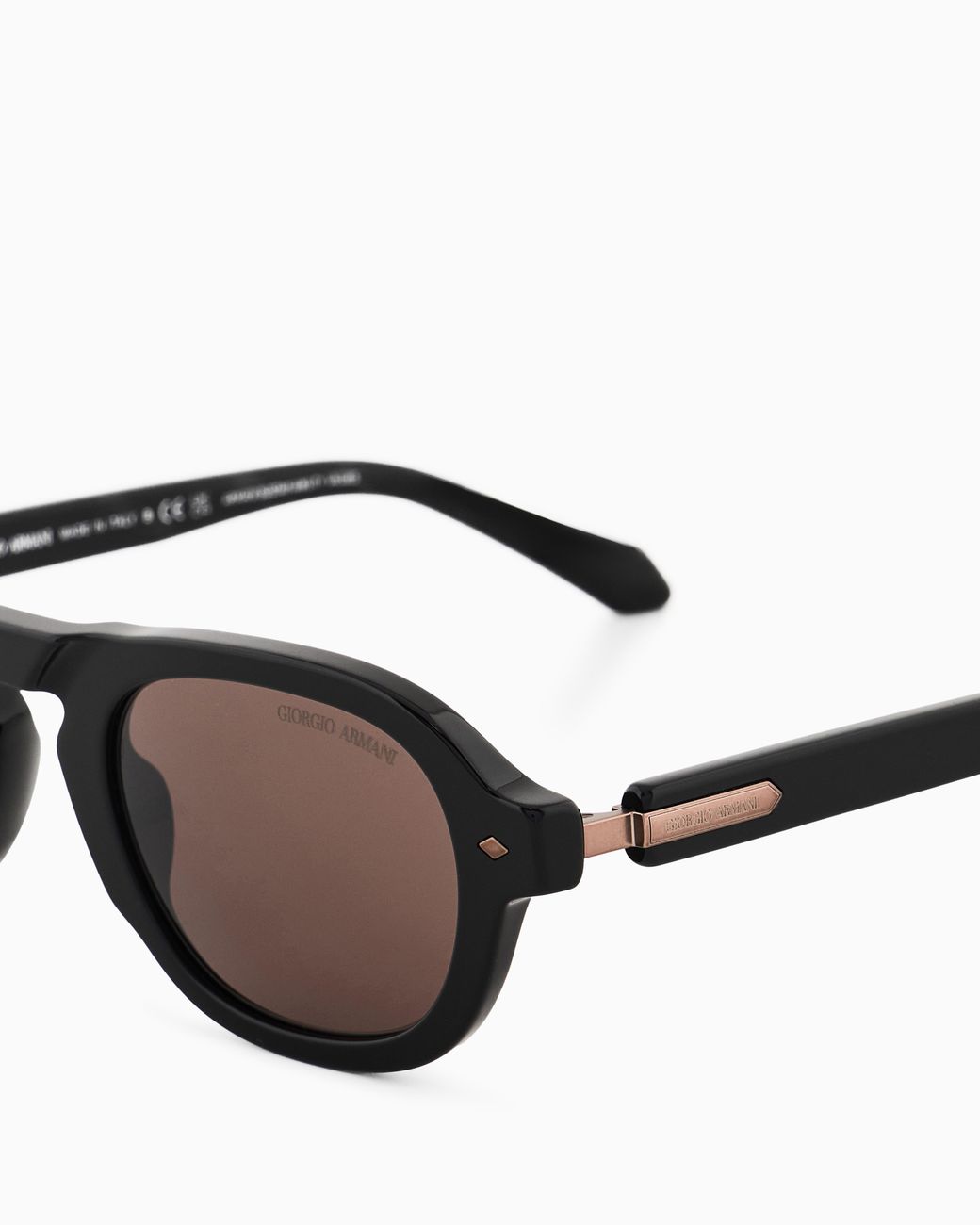 Giorgio Armani White Pillow-Shaped Sunglasses For for men