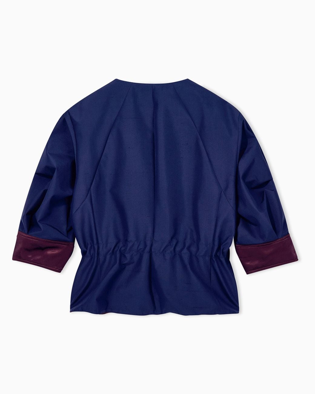 Giorgio Armani Blue Caban Coat