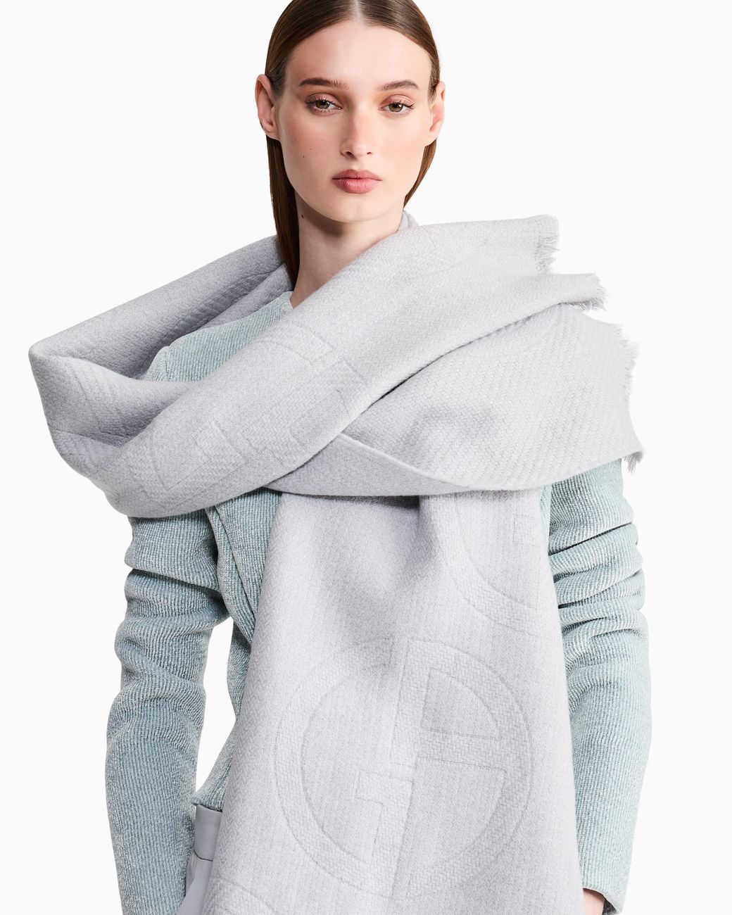 Giorgio Armani White Stole