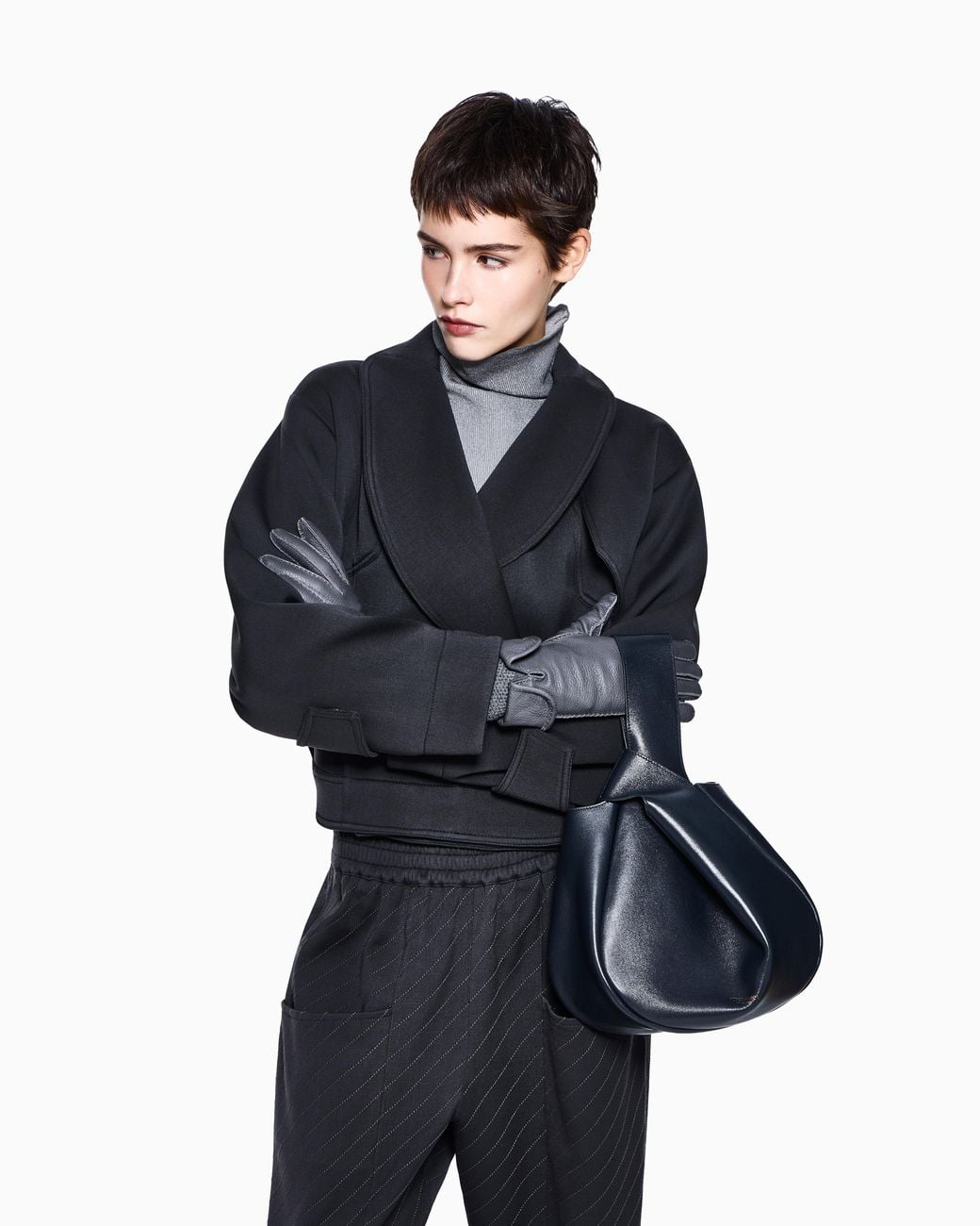 Giorgio Armani Blue Handbag