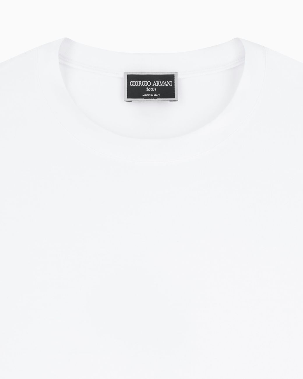 Giorgio Armani White Jersey T-Shirt for men