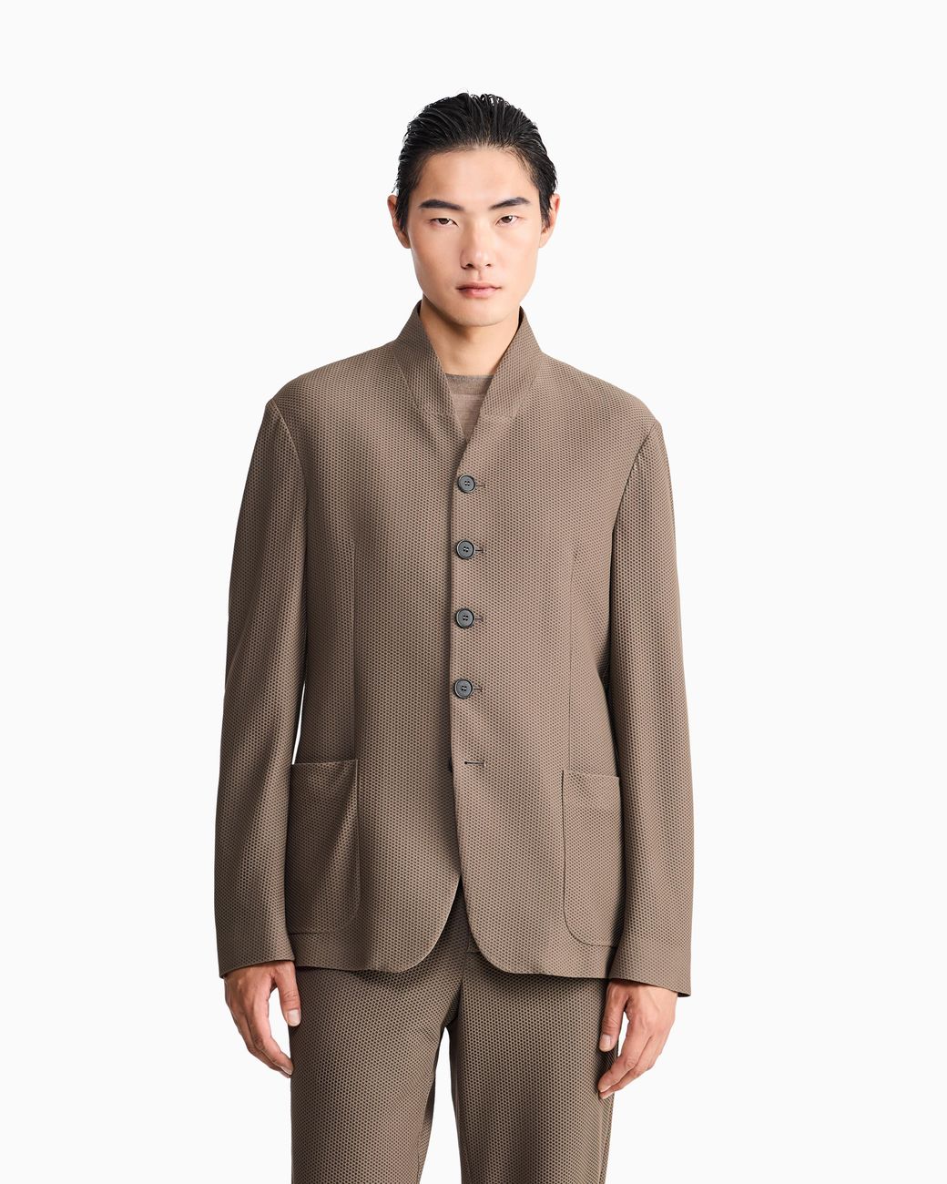 Giorgio Armani Brown Blazer Regular Fit for men