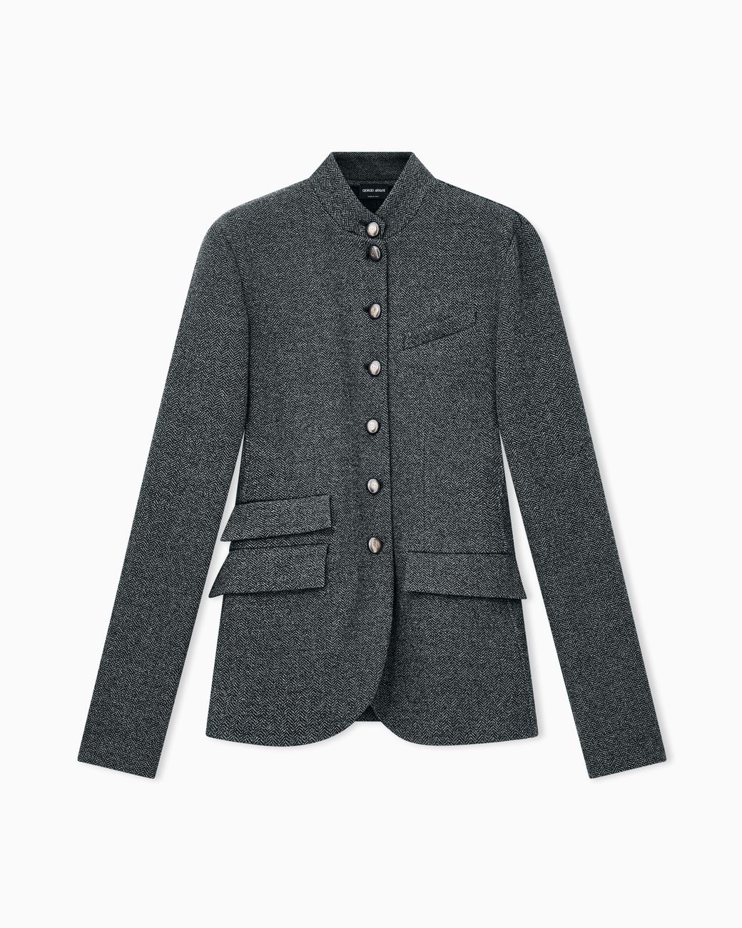 Giorgio Armani Gray Slim-Fit Jacket