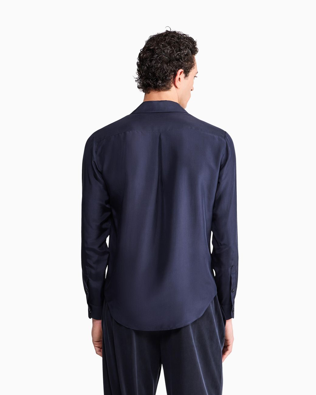 Giorgio Armani Blue Shirt Oversized for men