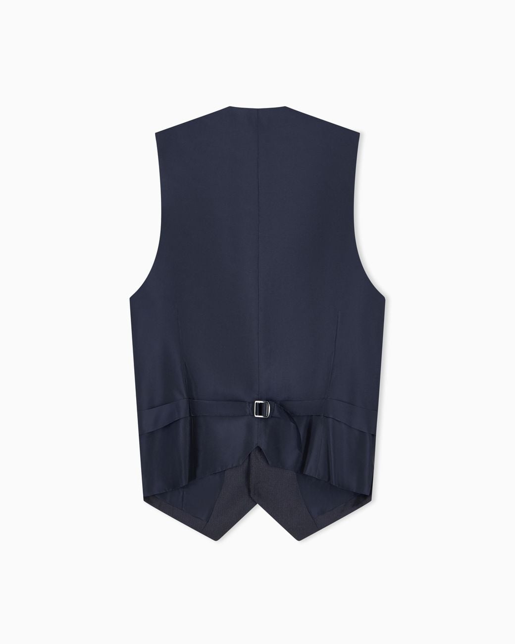 Giorgio Armani Blue Single-Breasted Pinstripe Vest for men