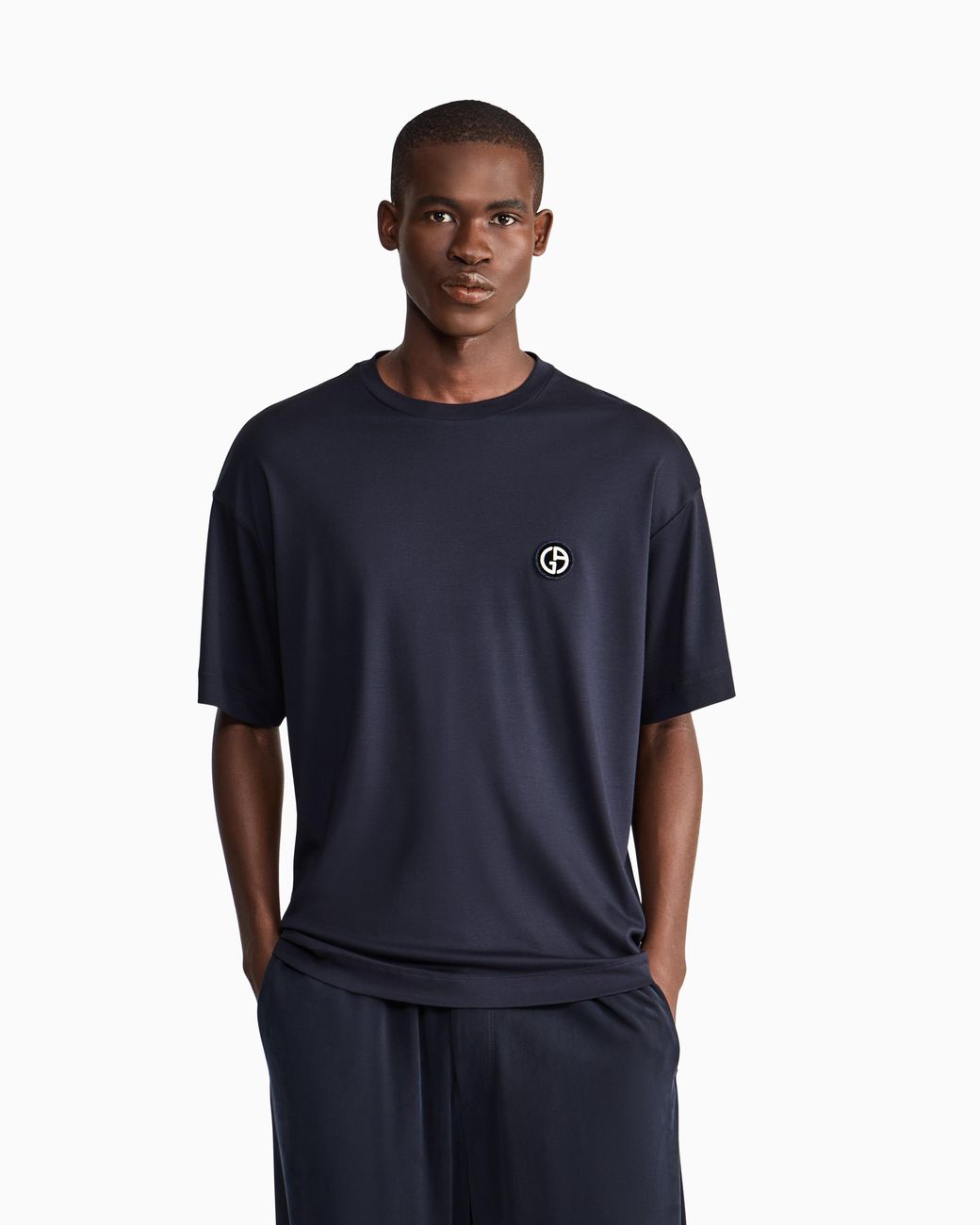 Giorgio Armani Blue T-Shirt Regular Fit for men