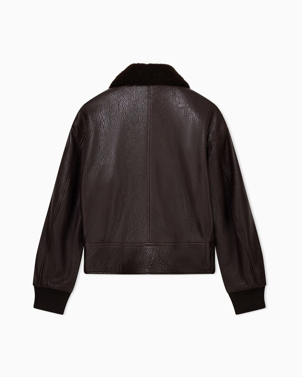 Giorgio Armani Black Leather Jacket X Kith for men