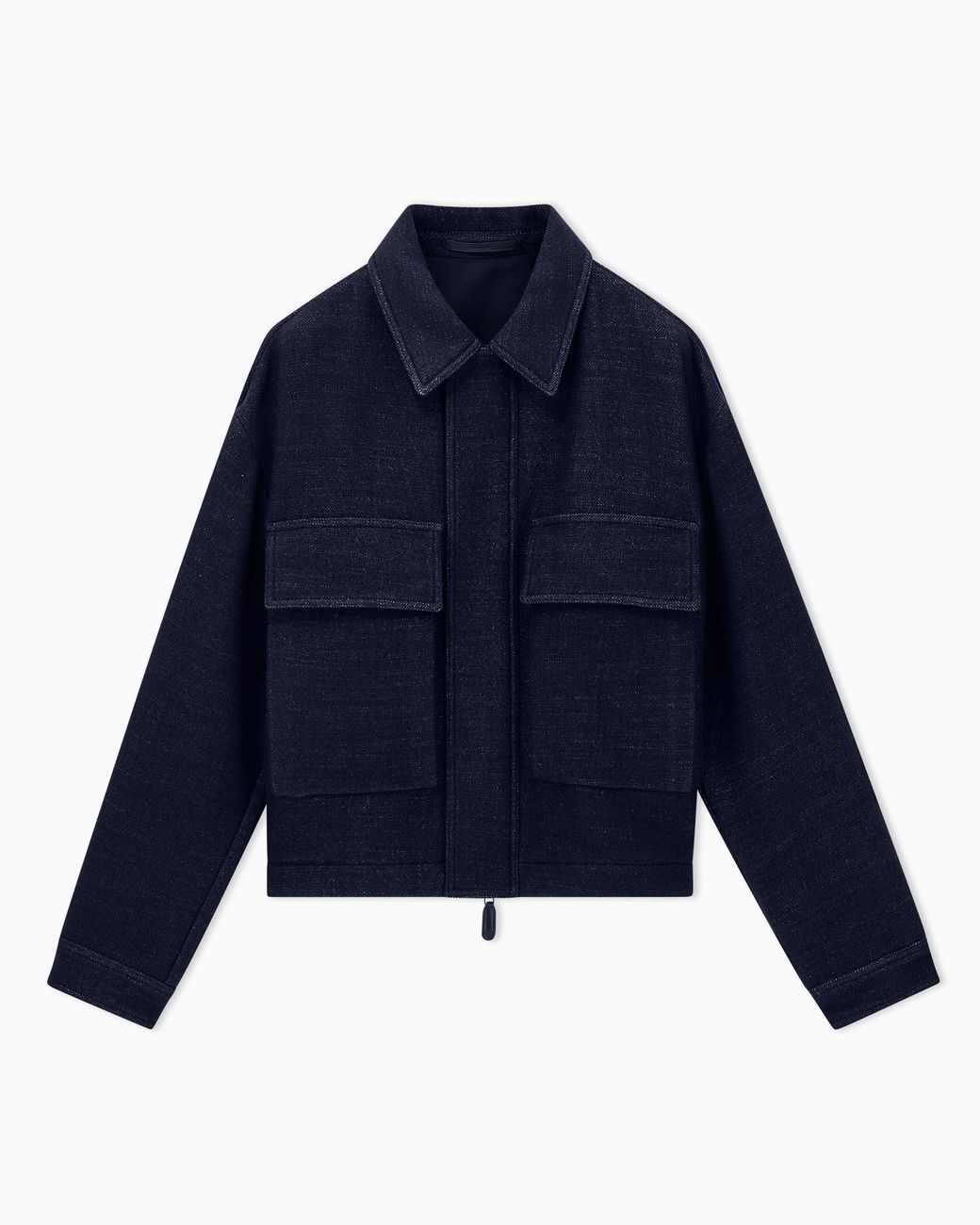 Giorgio Armani Blue Blouson Jacket Regular Fit for men