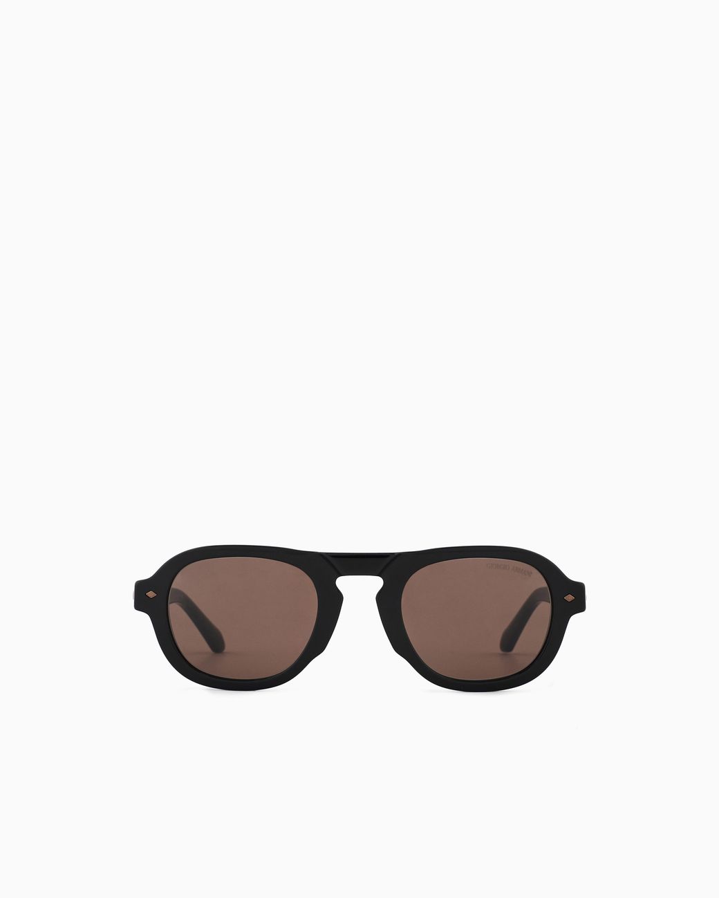 Giorgio Armani White Pillow-Shaped Sunglasses For for men
