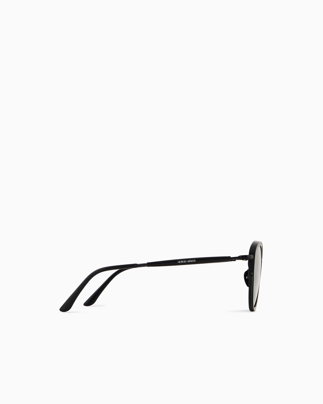 Giorgio Armani White Phantos-Shaped Sunglasses for men