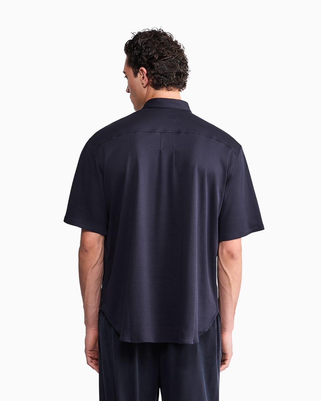 Giorgio Armani Blue Shirt Oversized for men
