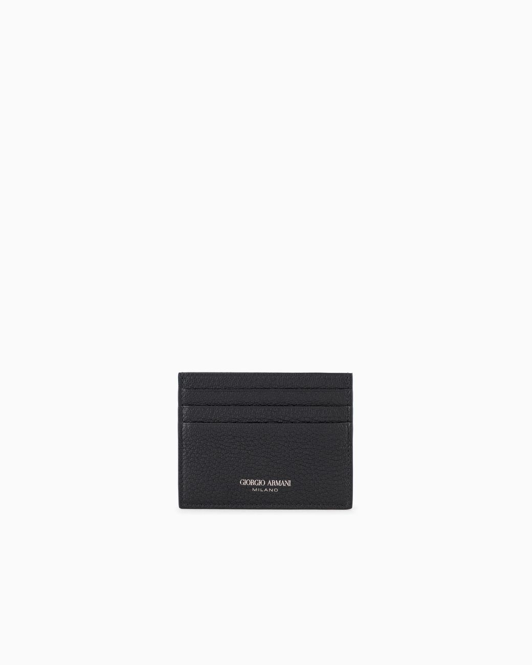 Giorgio Armani White Leather Card Holder for men