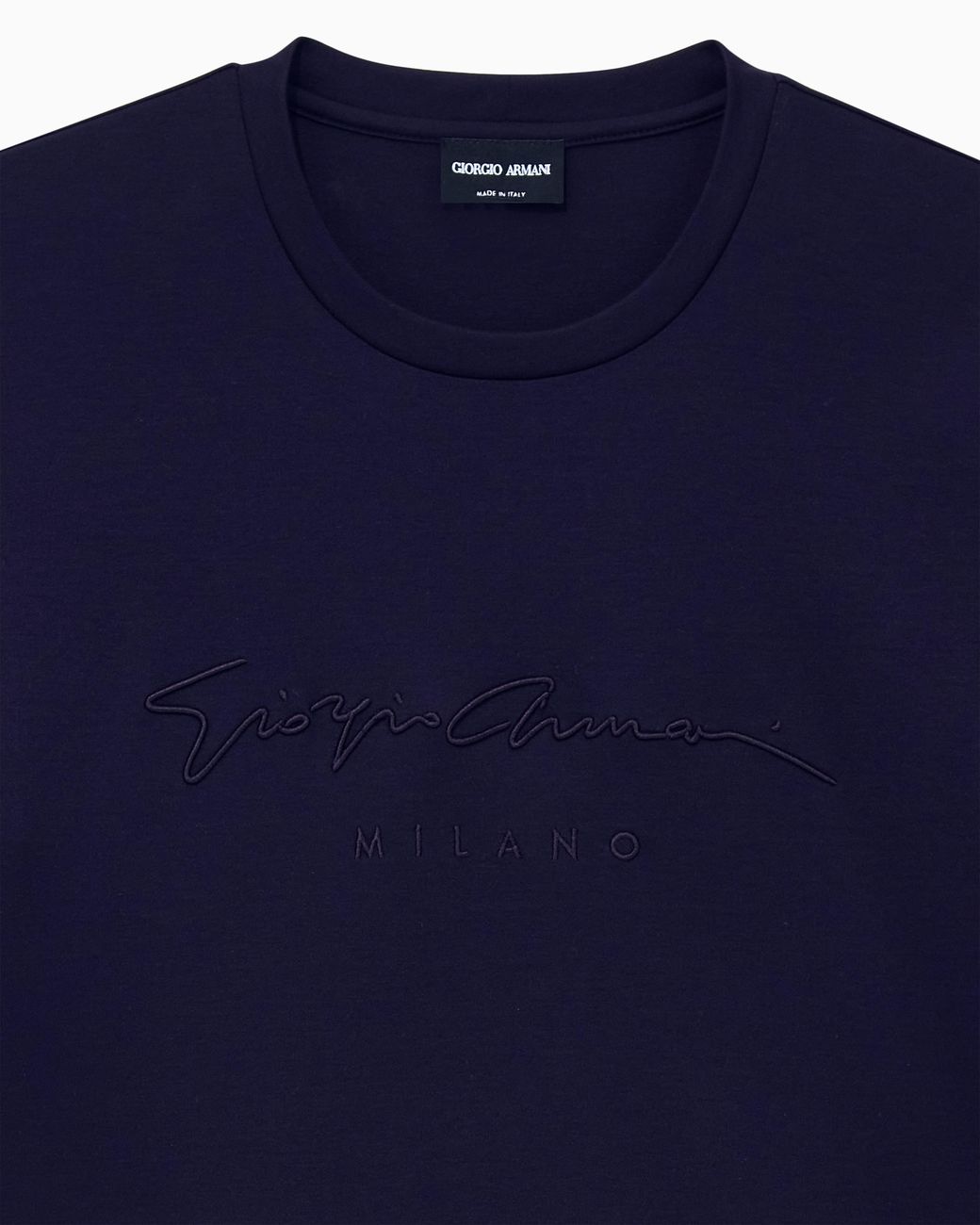 Giorgio Armani Blue Regular Fit T-Shirt for men