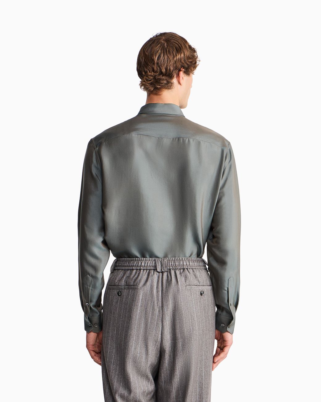Giorgio Armani Gray Shirt Regular Fit for men