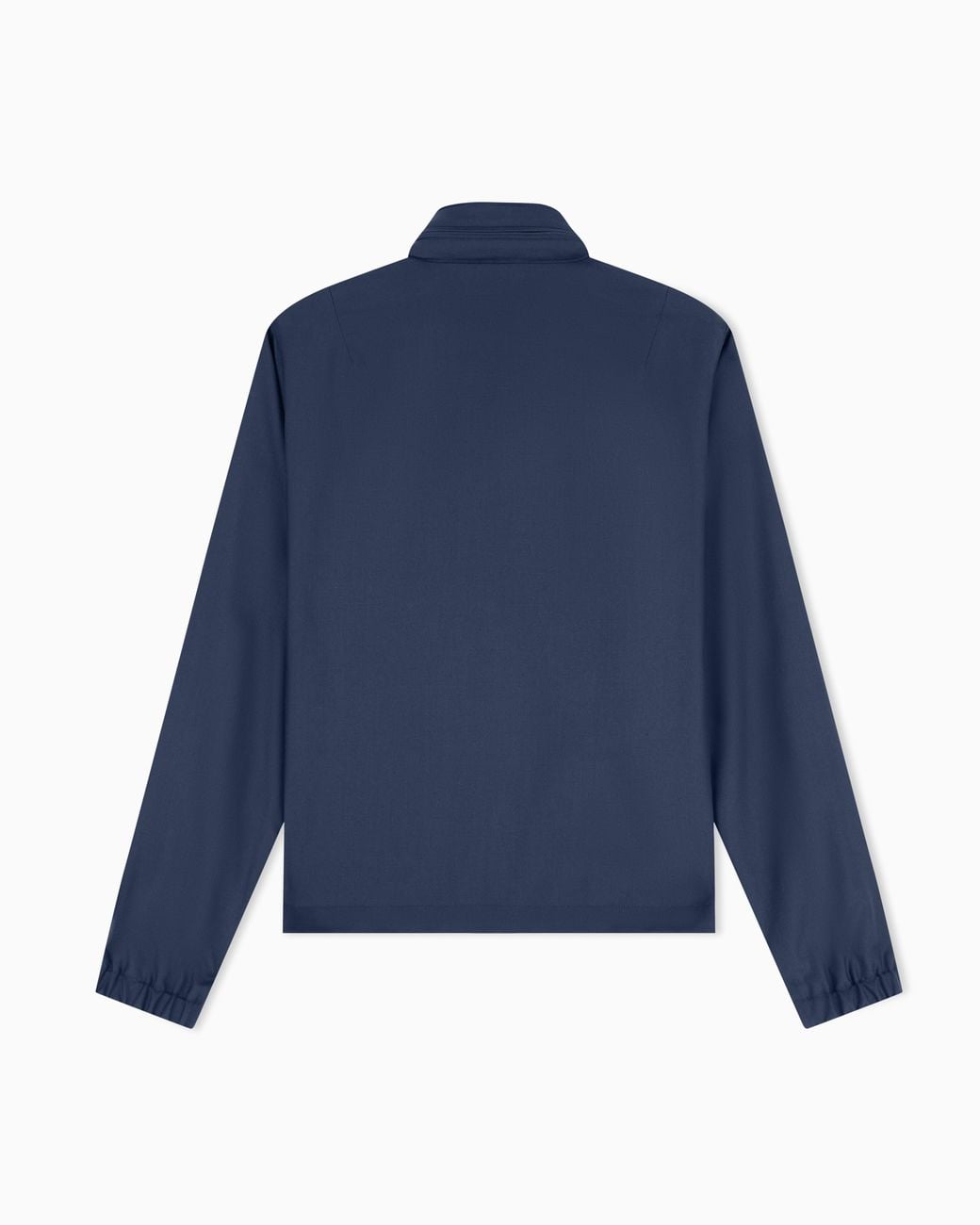 Giorgio Armani Blue Cashmere Gabardine Blouson With A Hidden Hood Icon for men