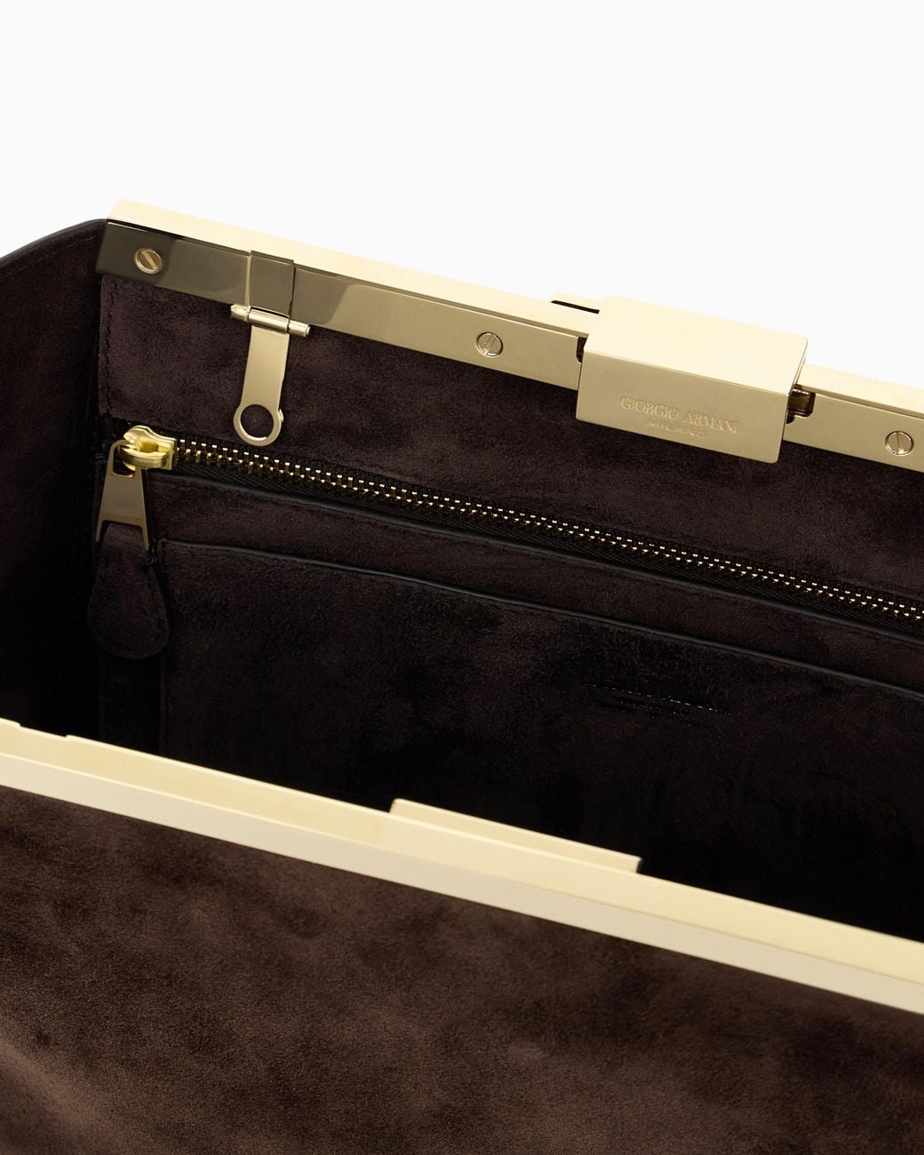 Giorgio Armani White Clutch Bags
