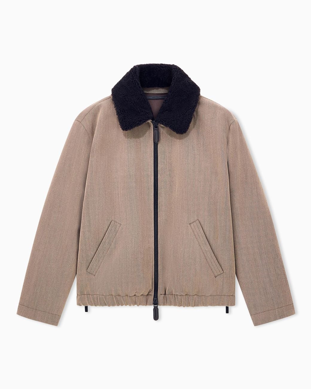 Giorgio Armani Brown Blouson Jacket Regular Fit for men