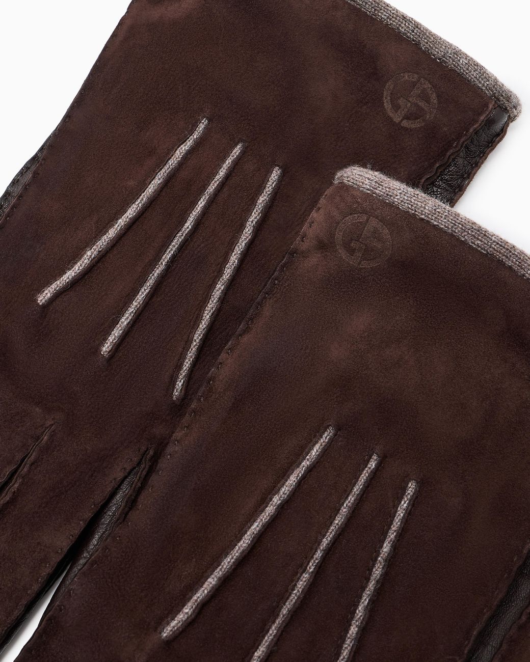 Giorgio Armani Brown Glove for men