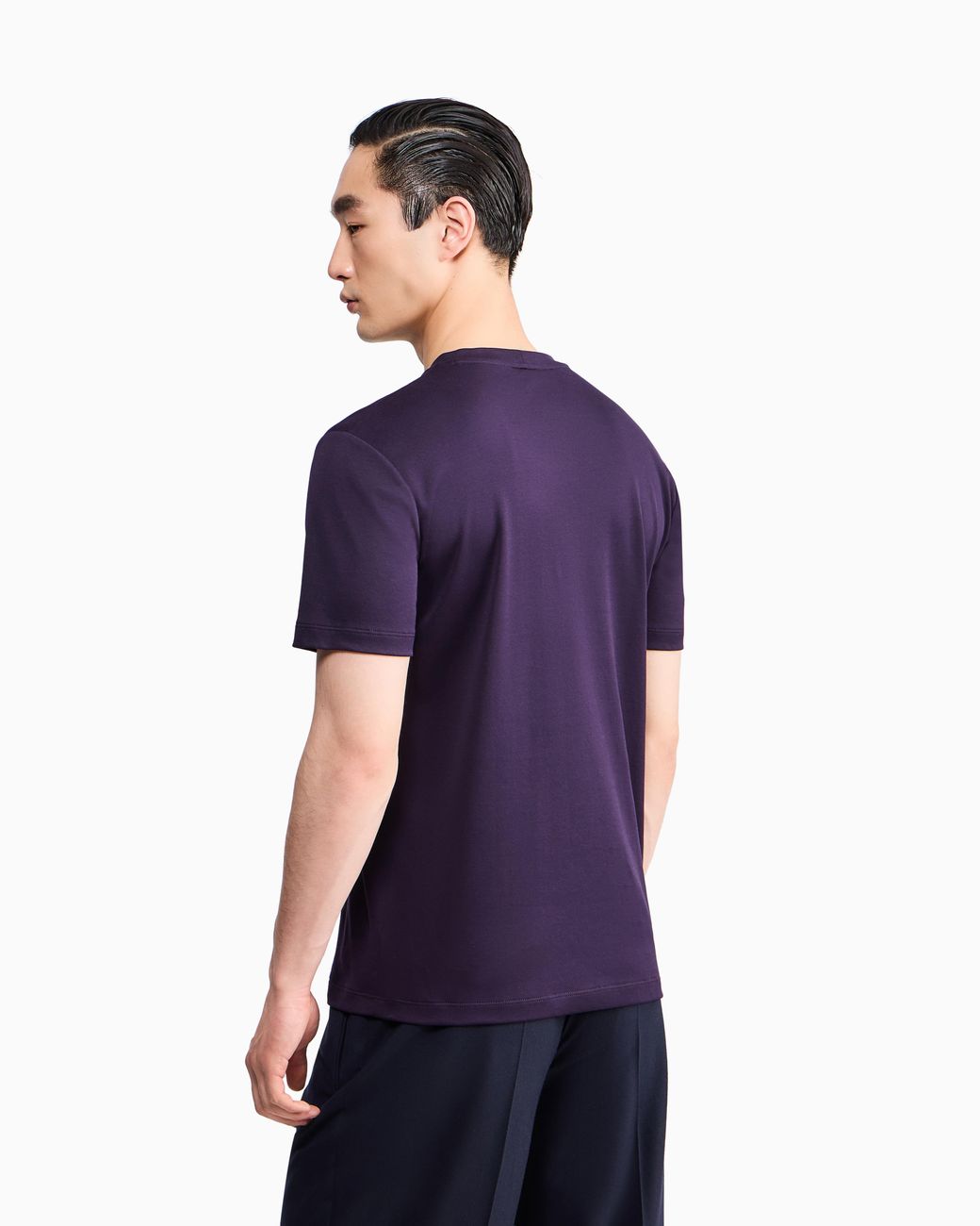 Giorgio Armani Blue Regular Fit T-Shirt for men
