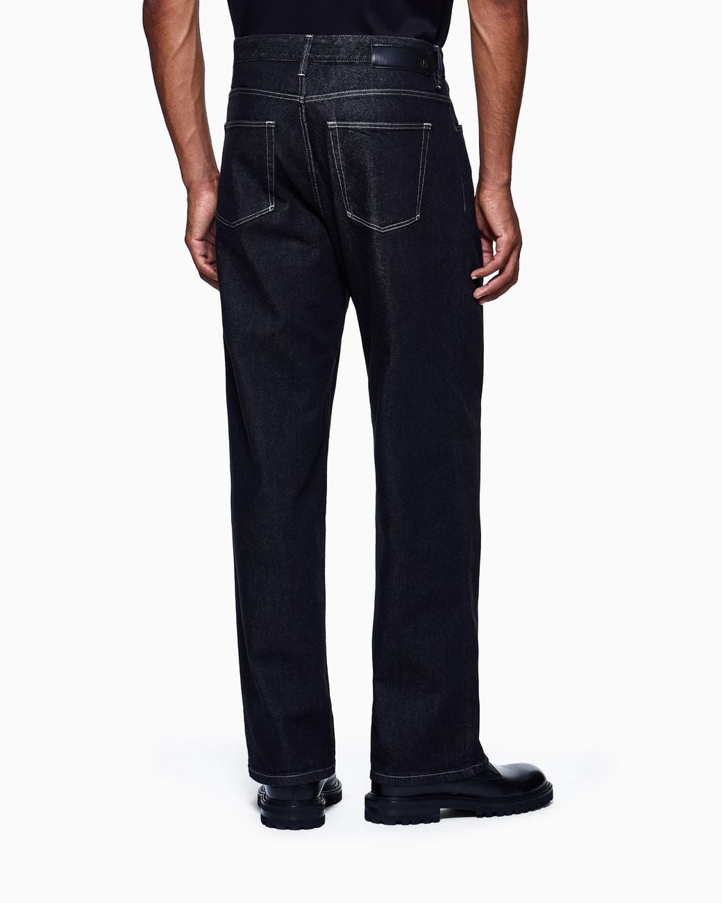 Giorgio Armani Blue Cotton And Modal Five-Pocket Trousers for men
