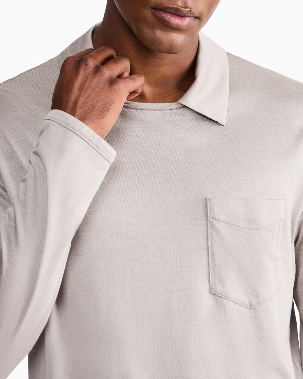Giorgio Armani Gray Polo Shirts for men