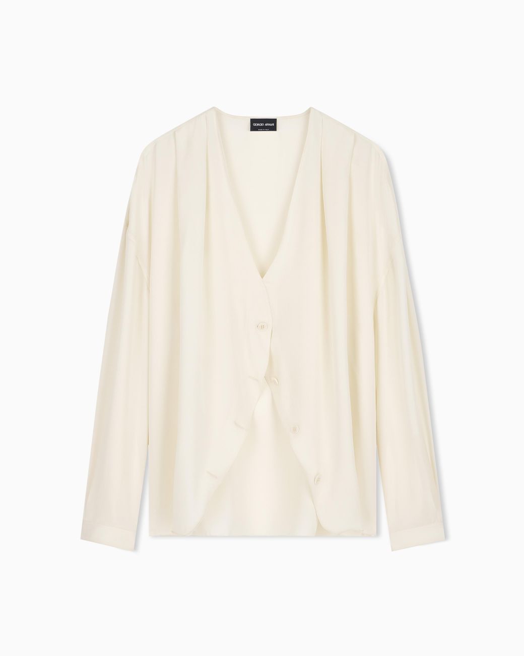 Giorgio Armani White Armani/Archivio Ss1990 Blouse