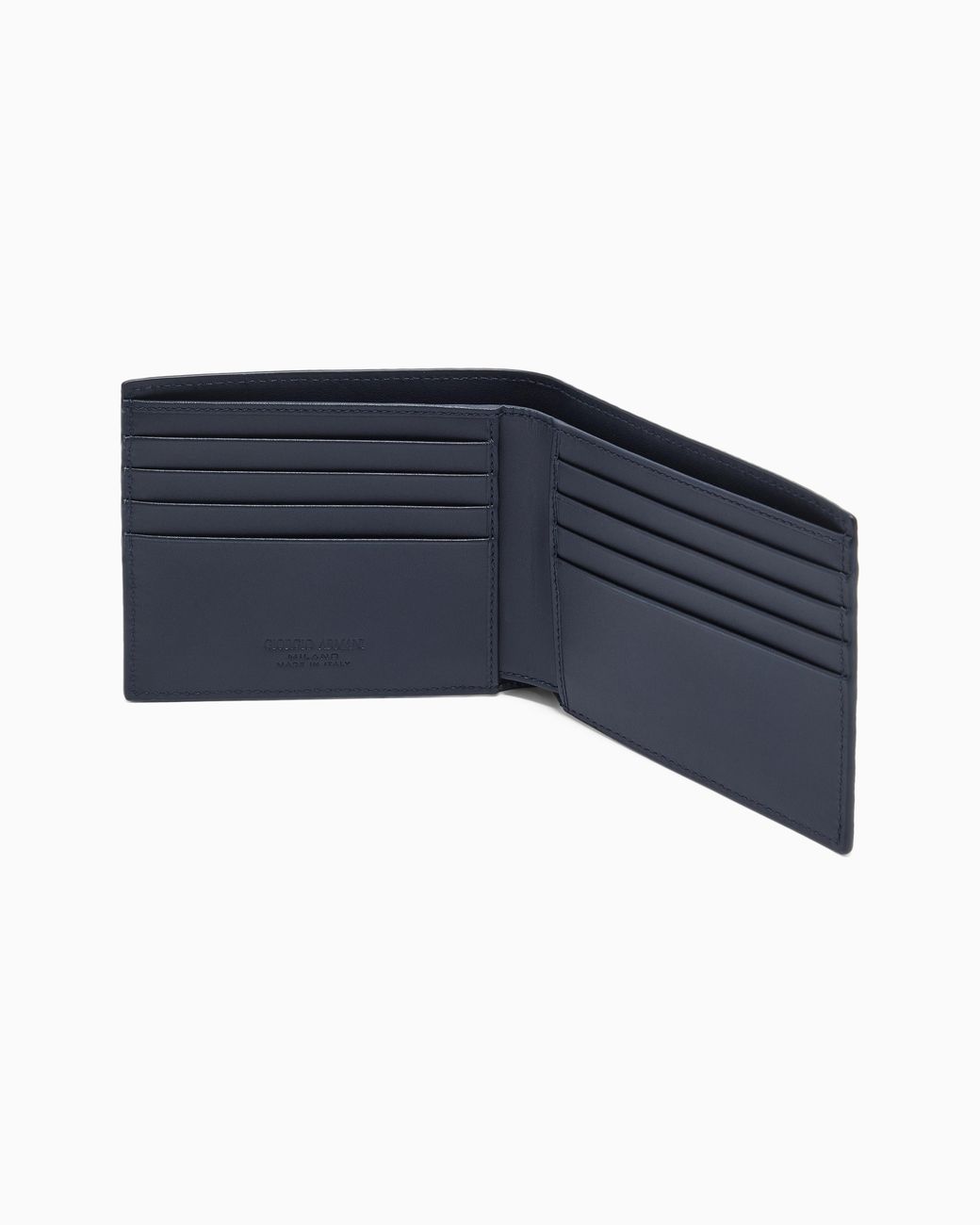Giorgio Armani Blue Bi-Fold Wallet for men